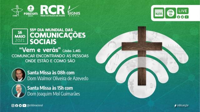 Missas no próximo domingo, 16 de maio, marcarão a celebração do 55º Dia Mundial das Comunicações