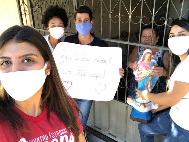 Na Diocese de Uruaçu, jovens saem em missão e levam amor e esperança a idosos em distanciamento social