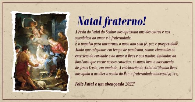 Natal fraterno!