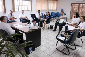 Coordenação das Pastorais Sociais do Regional se reúne com seu novo bispo referencial, Dom Nélio Domingos Zortea