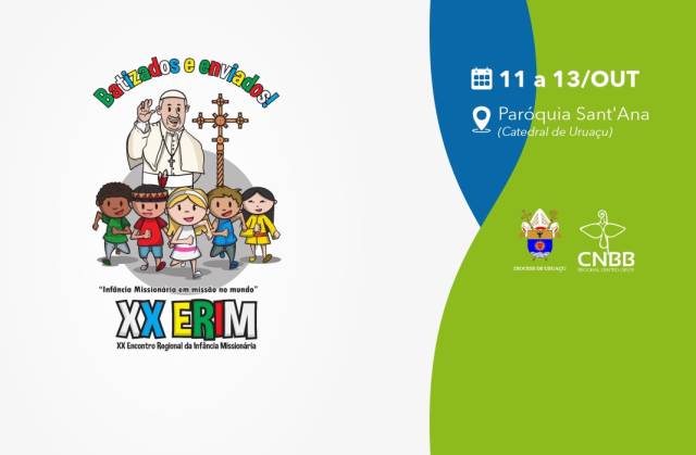 XX Encontro Regional da Infância Missionária acontecerá na Diocese de Uruaçu