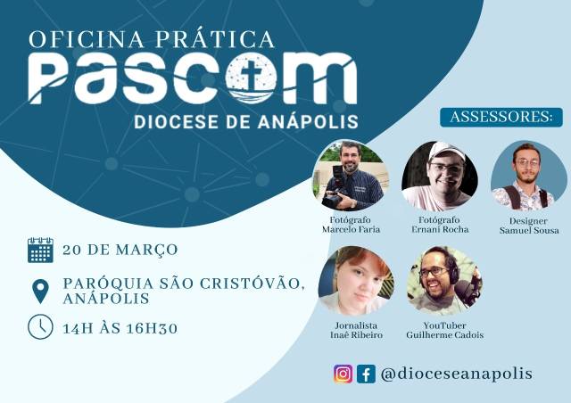 Pastoral da Comunicação da Diocese de Anápolis realiza oficinas para aperfeiçoamento das Pascom(s) paroquiais