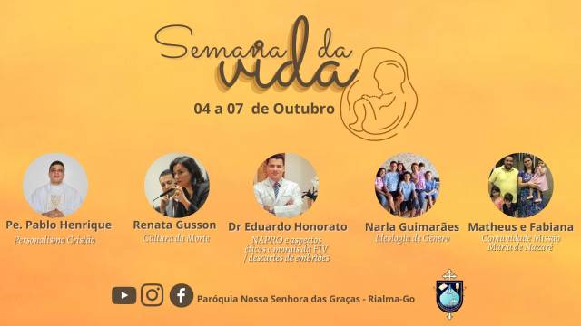 Semana da Vida é realizada em paróquia da Diocese de Uruaçu