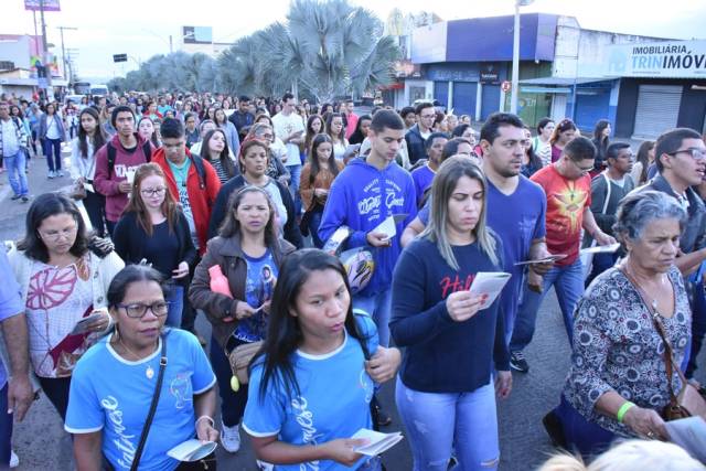 X Romaria dos Catequistas a Trindade tem significativa participação da juventude