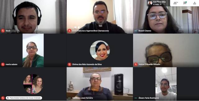 Pastoral da Educação Regional realiza formação missionária on-line para agentes da Diocese de Formosa