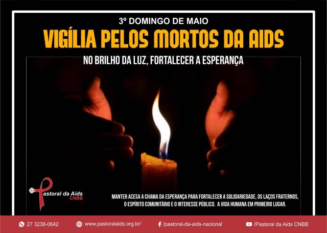 37ª Vigília pelos Mortos de Aids acontece neste domingo em todo o Brasil