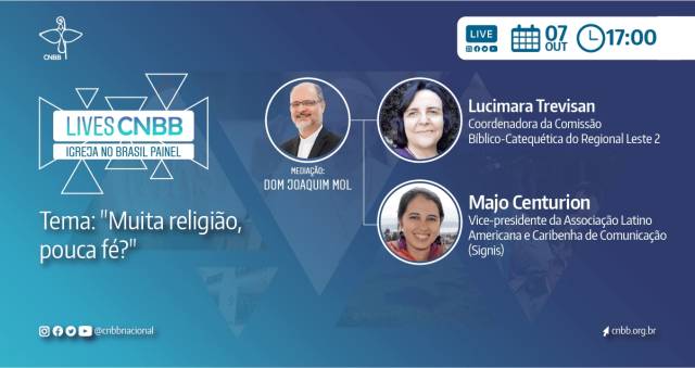 &quot;Muita religião, pouca fé?&quot; É a pergunta que vai animar o debate da live Igreja no Brasil Painel, na quinta, 7, às 17h