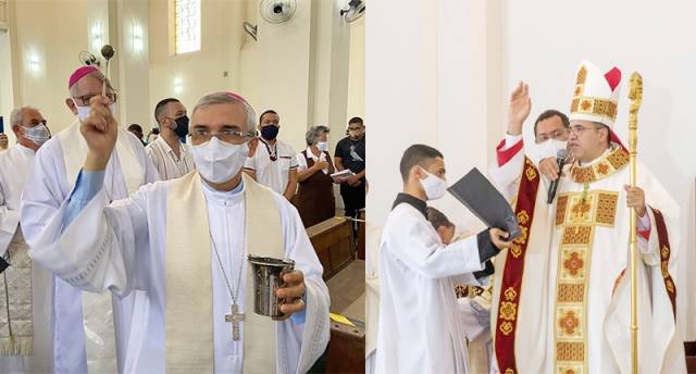 Bispos são empossados nas dioceses de Uruaçu e de Goiás