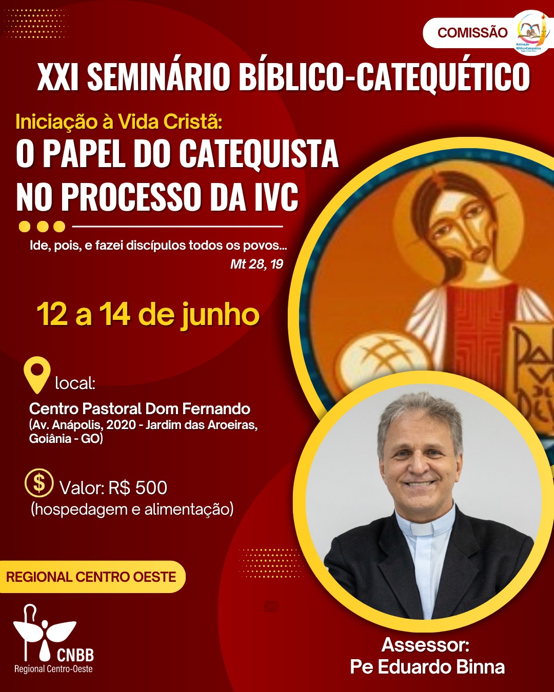 XXI Seminário Bíblico-Catequético acontece nos dias 12 a 14 de junho